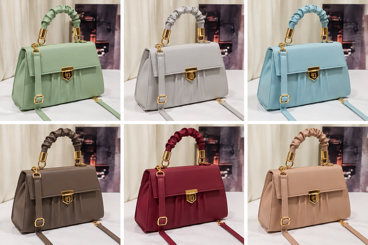 Women’s Stylish PU Leather Handbag | Elegant Shoulder & Crossbody Sling Bag | 7 Color Variants