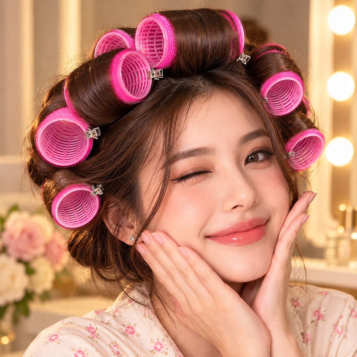 Effortless Curl Hair Rollers – 6 Pc Set