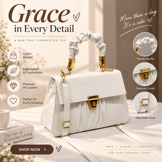 Women’s Stylish PU Leather Handbag | Elegant Shoulder & Crossbody Sling Bag | 7 Color Variants